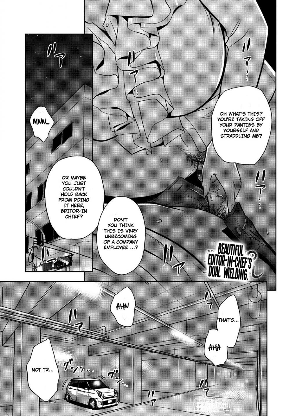 Hentai Manga Comic-Beautiful Editor-in-Chief's Secret-Chapter 7 - Dual wielding-1